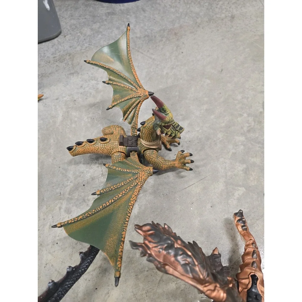 Vintage Mega Bloks Dragons Krystal Wars Assorted Blocks Figures Parts Huge Lot